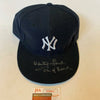 Whitey Ford Chairman Of The Board Signed Game Model New York Yankees Hat JSA COA