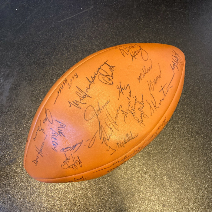 1977 Green Bay Packers Team Signed Wilson NFL Game Football JSA COA Bart Starr