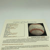 Willie Mays 660 HR 3283 Hits & Hank Aaron 755 HR 3771 Hits Signed Baseball JSA