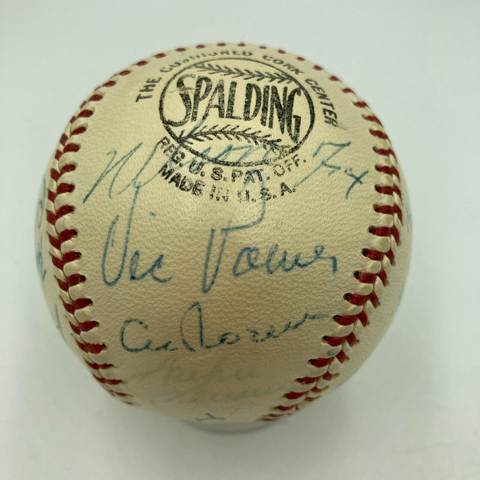 Mickey Mantle 1955 All Star Game Team Signed National League Baseball JSA COA