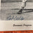 Bob Feller Signed Vintage 1946 Barnstorming Program Negro League Rare