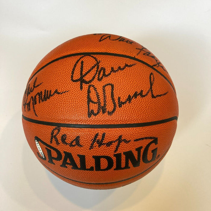 1972-73 New York Knicks NBA Champs Team Signed NBA Game Basketball UDA COA
