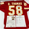 Derrick Thomas Signed Game Used 1998 Pro Bowl Battle Of Gridiron Jersey MEARS 10