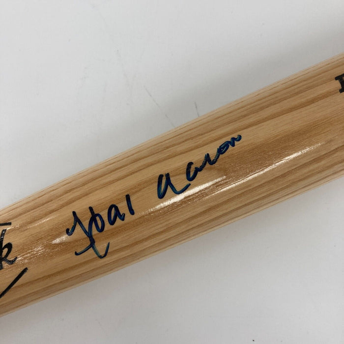 Hank Aaron Signed Adirondack Game Model Baseball Bat JSA COA