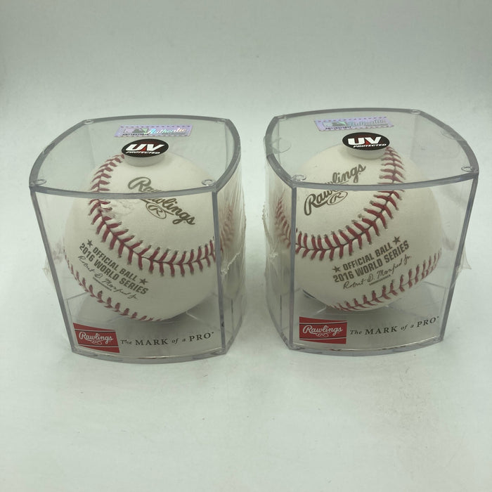 Lot Of 2 2016 Rawlings World Series Baseball Chicago Cubs