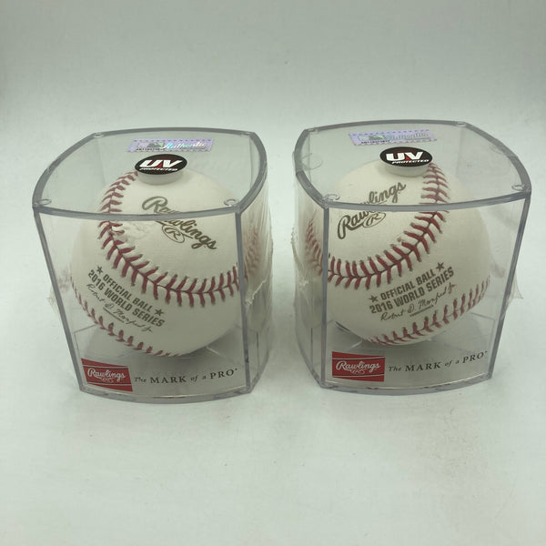 Lot Of 2 2016 Rawlings World Series Baseball Chicago Cubs