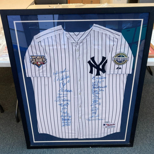 2009 New York Yankees World Series Champs Team Signed Jersey #2/6 Steiner