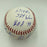 Beautiful Nolan Ryan Signed Heavily Inscribed Career STAT Baseball MLB Authentic