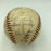 1950 Philadelphia A's Athletics Team Signed American League Baseball JSA COA