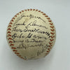 Beautiful 1943 St. Louis Cardinals Team Signed Baseball JSA