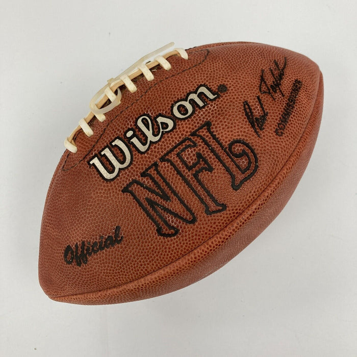 Johnny Unitas Signed Wilson Official NFL Football JSA COA