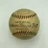 Walter Johnson Single Signed 1927 Official American League Baseball Beckett COA