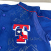 2004 Texas Rangers Team Signed Authentic Majestic Jersey 50 Signatures JSA COA