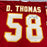 Derrick Thomas Signed Game Used 1998 Pro Bowl Battle Of Gridiron Jersey MEARS 10