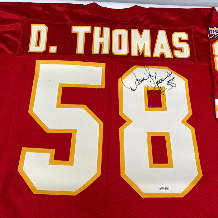 Derrick Thomas Signed Game Used 1998 Pro Bowl Battle Of Gridiron Jersey MEARS 10