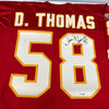 Derrick Thomas Signed Game Used 1998 Pro Bowl Battle Of Gridiron Jersey MEARS 10