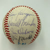 Ted Williams & Joe Dimaggio Hall Of Fame Multi Signed Baseball JSA COA