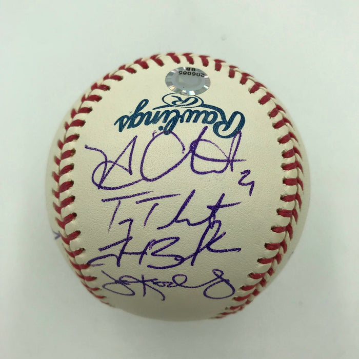 2006 Futures All Star Game Team Signed Baseball Gary Carter MLB Authentic