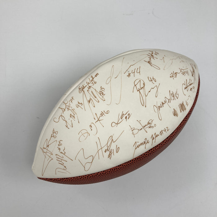 2007 Utah Utes Football Team-Signed Football 37 Sigs PSA DNA COA MINT 9