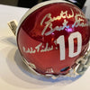 Bart Starr "Roll Tide" Signed Alabama Crimson Tide Riddell Mini Helmet JSA COA