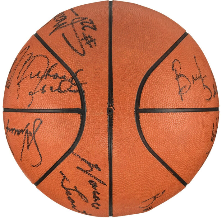 Michael Jordan 1988-89 Chicago Bulls Team Signed Basketball PSA DNA & Beckett