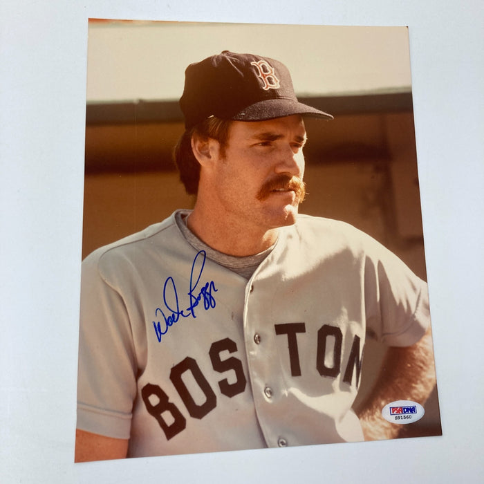 Wade Boggs Signed Autographed 1980's 8x10 Photo PSA DNA COA