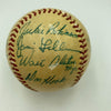 1955 Brooklyn Dodgers W.S. Champs Team Signed Baseball Jackie Robinson JSA COA