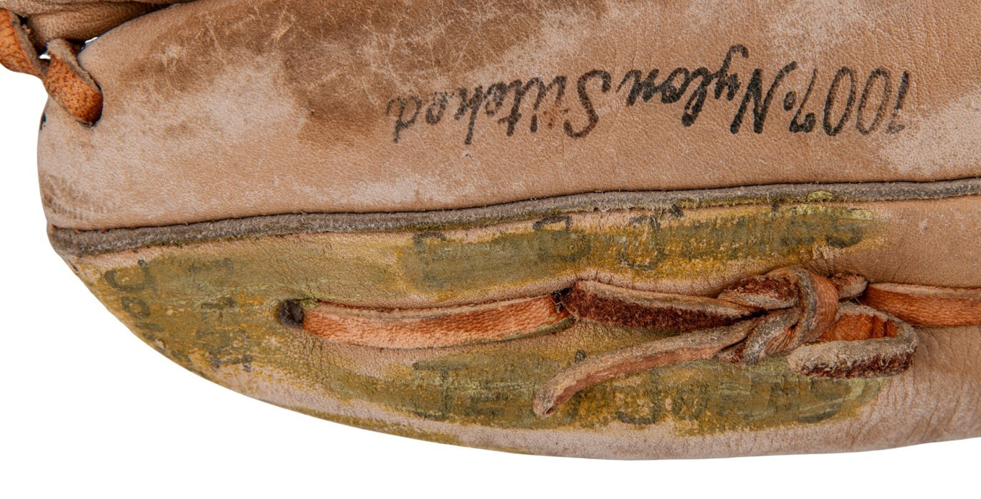 Sandy Koufax Signed 1950's Game Model Baseball Glove JSA COA