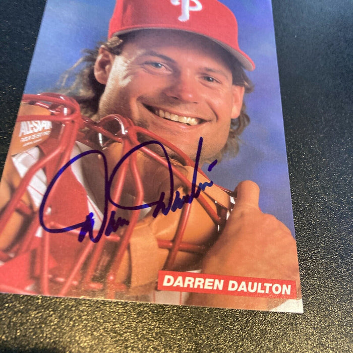 Lot Of (4) Darren Daulton Signed Autographed Phillies Photos