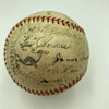 Joe Dimaggio Pre Rookie 1935 San Francisco Seals Team Signed Baseball JSA COA