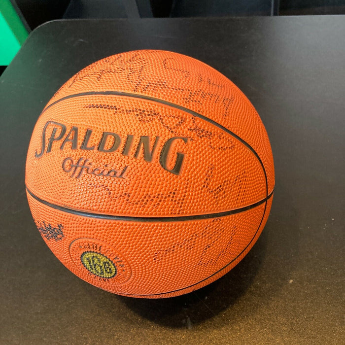 1981-82 Louisville Cardinals Elite 8 Team Signed Basketball 15 Sigs JSA COA