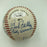 Beautiful Willie Mays Hank Aaron Hall Of Fame Legends Signed 1970's Baseball JSA