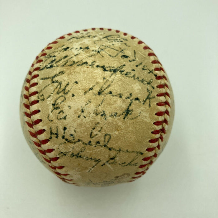 1946 St. Louis Cardinals World Series Champs Team Signed Baseball Musial JSA COA