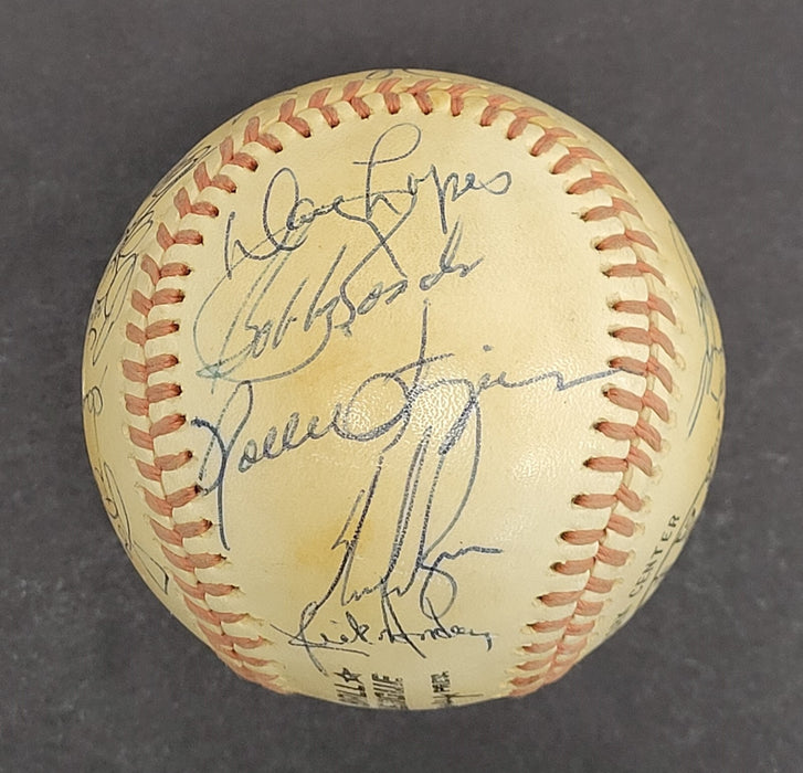 California Baseball Legends Multi Signed Baseball Dodgers Angels Padres Beckett