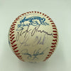 Derek Jeter Mariano Rivera Core Four Rookie 1995 Yankees Signed Baseball JSA