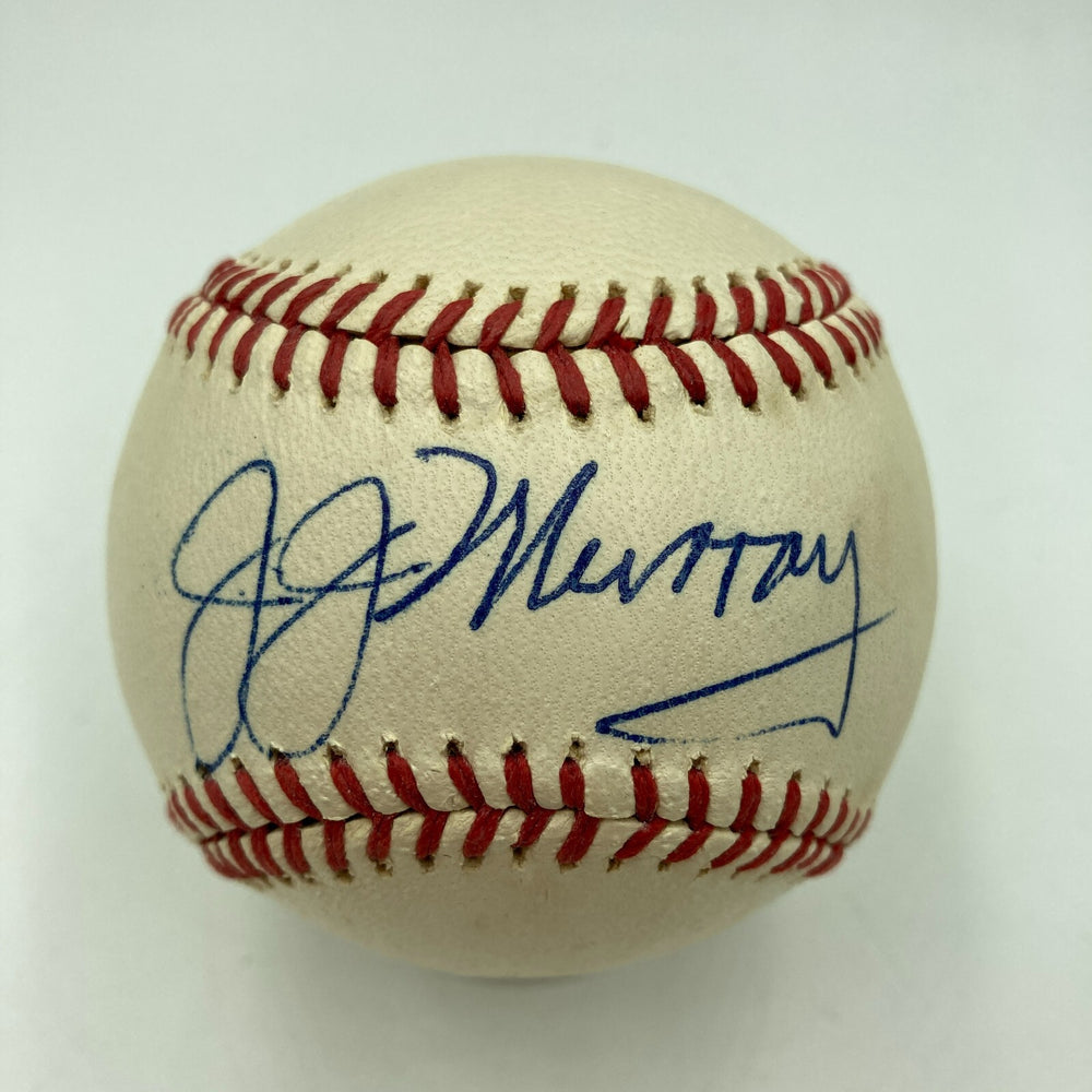 The Finest Red Murray Dec. 1958 Single Signed Baseball New York Giants T206 JSA