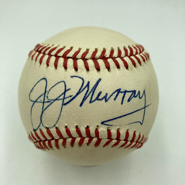 The Finest Red Murray Dec. 1958 Single Signed Baseball New York Giants T206 JSA