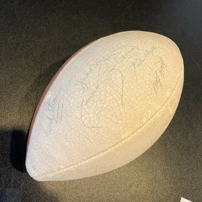 Bronko Nagurski 1983 Hall Of Fame Induction Multi Signed Football 25+ JSA COA