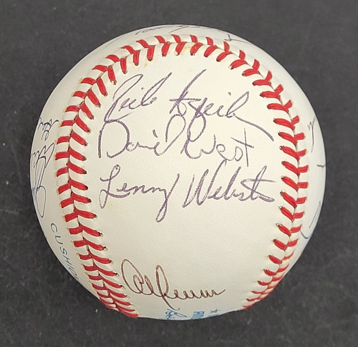 1991 Minnesota Twins World Series Champs Team Signed Baseball JSA COA