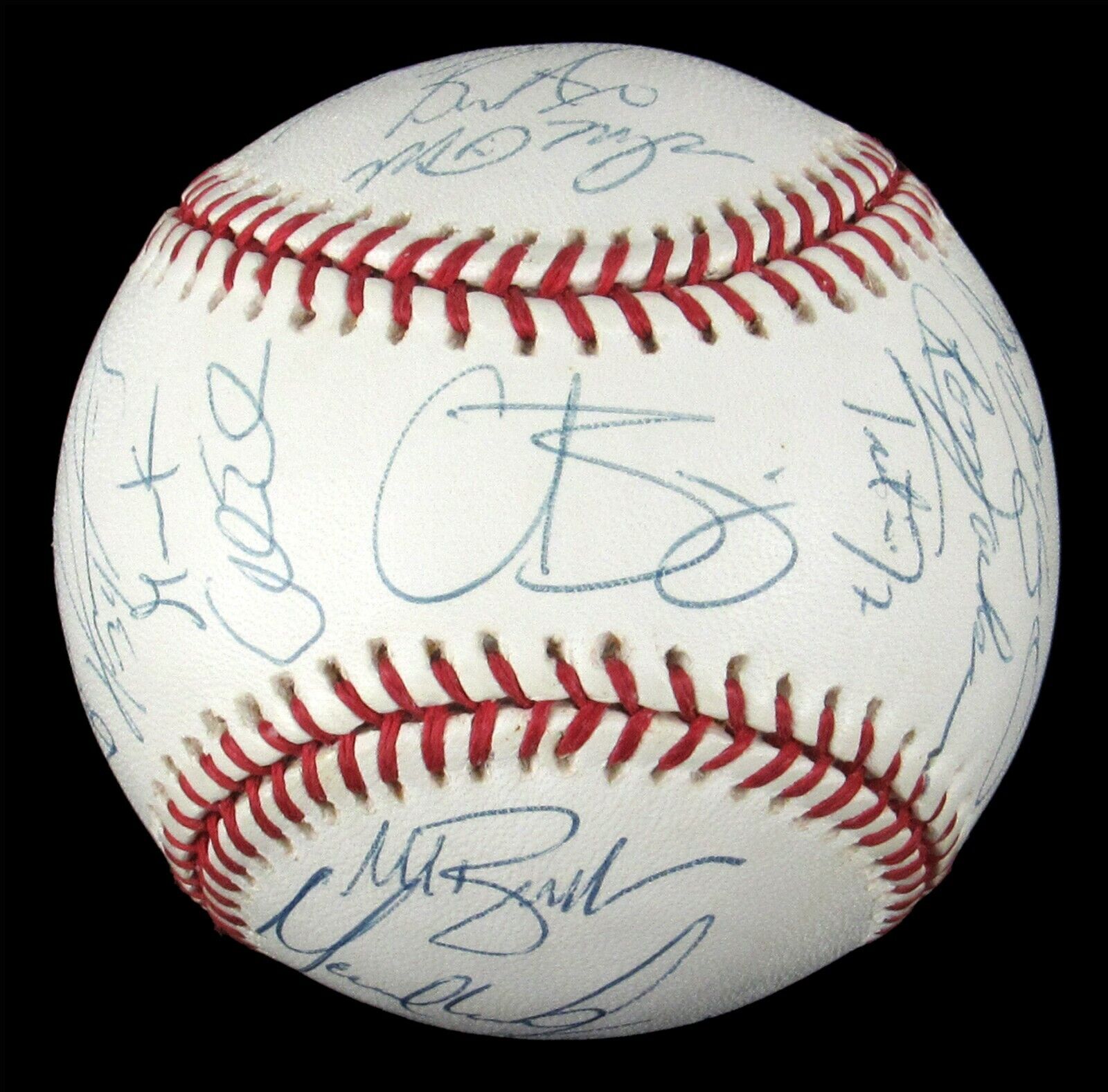 2004 Boston Red Sox World Series Champs Team Signed Baseball PSA DNA COA