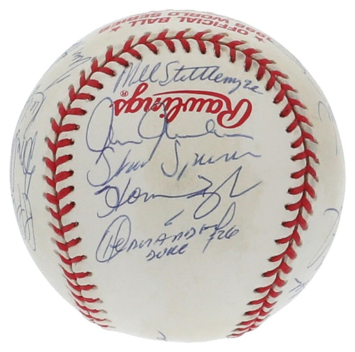 1998 New York Yankees WS Champs Team Signed Baseball Collection 51 Balls JSA COA