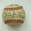 1951 Yankees World Series Champs Team Signed Baseball Mickey Mantle Rookie JSA