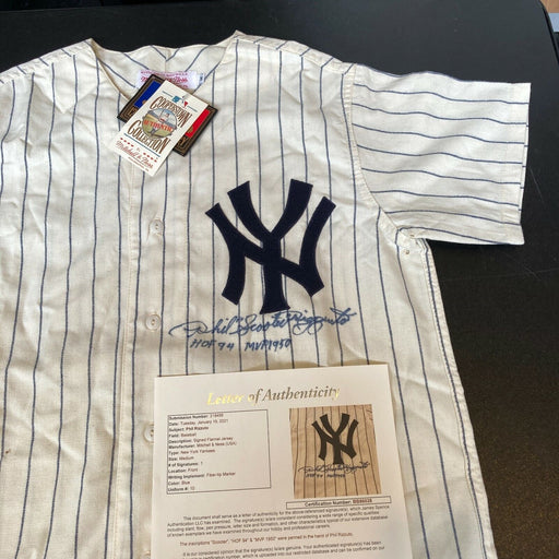 Phil Rizzuto MVP 1950 HOF 1994 Signed New York Yankees Authentic Jersey JSA COA