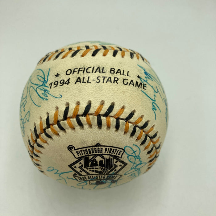 1994 All Star Game National League Team Signed Baseball Barry Bonds PSA DNA COA