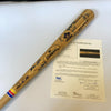 Roy Halladay Rookie 1999 Toronto Blue Jays Team Signed Baseball Bat JSA COA