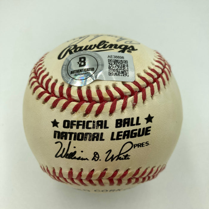 1993 Florida Marlins Inaugural First Season Team Signed Baseball Beckett COA