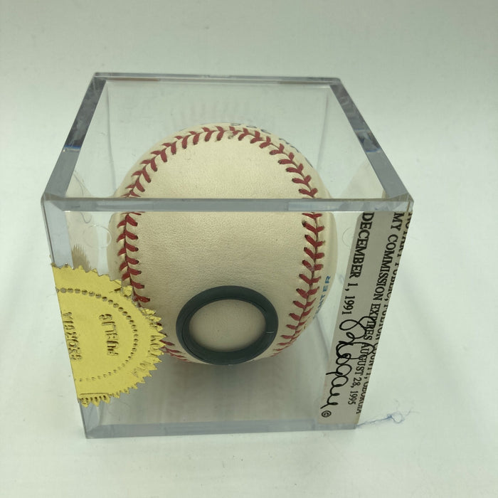 Beautiful Mickey Mantle 536 Home Runs Signed Baseball JSA COA Graded MINT 9