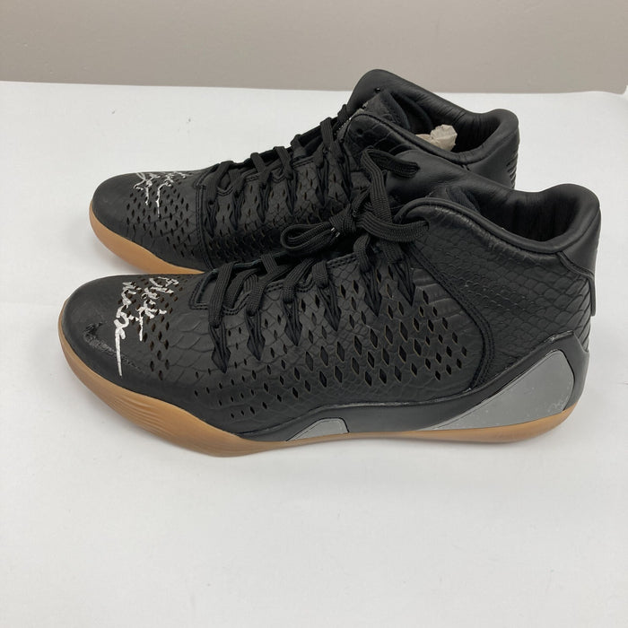Kobe Bryant "Black Mamba" Signed Inscribed Nike Kobe IX Mid EXT Sneakers Panini