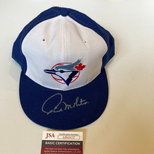 Paul Molitor Signed Authentic Toronto Blue Jays Baseball Hat JSA COA