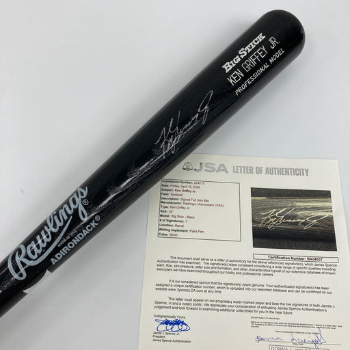 Ken Griffey Jr. Signed Rawlings Big Stick Baseball Bat JSA COA
